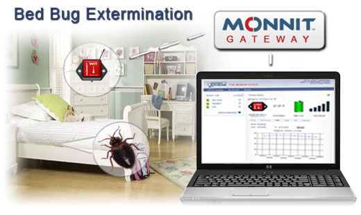 Bed Bug Extermination using Wireless Temperature Sensors