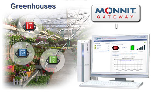 Using Monnit Wireless Sensors to monitor environmental conditions like water and humidity in greenhouses