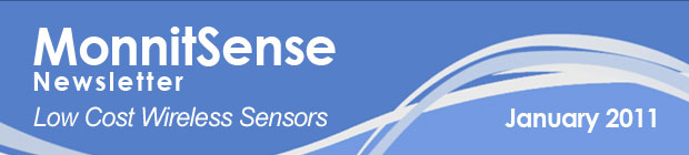 MonnitSense Newsletter - January 2011