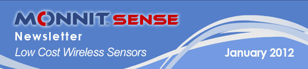 MonnitSense Newsletter - January 2012