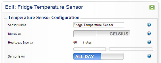 Sensor Configuration