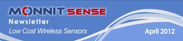MonnitSense Newsletter - April 2012