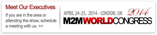 Schedule a meeting with us at M2M World Congress in London