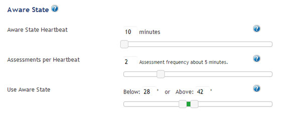 Wireless Sensor Aware State