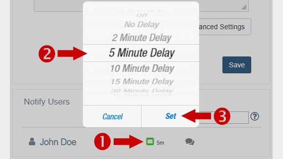 iMonnit - User Notification Settings