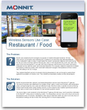 Monnit - Wireless Sensors Use Case for Restaurants and Food Service