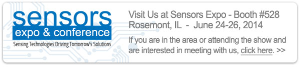 Schedule a meeting with us at Sensors Expo