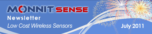 MonnitSense Newsletter - July 2011