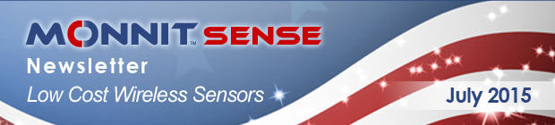 MonnitSense Newsletter - July 2015