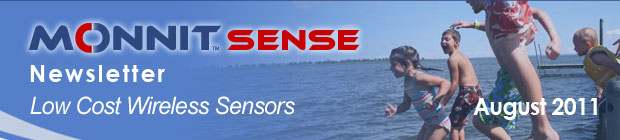 MonnitSense Newsletter - August 2011