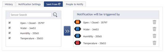 Monnit Battery Health Sensor Data in iMonnit Software