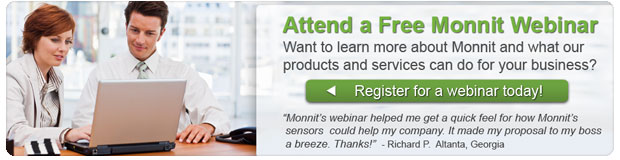 Attend a webinar to learn how Monnit products and services can help you