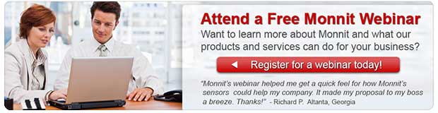 Attend a webinar to learn how Monnit products and services can help you