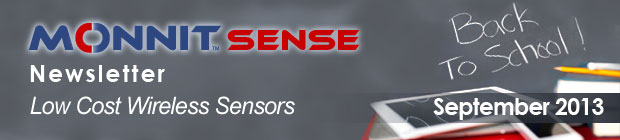 MonnitSense Newsletter - September 2013