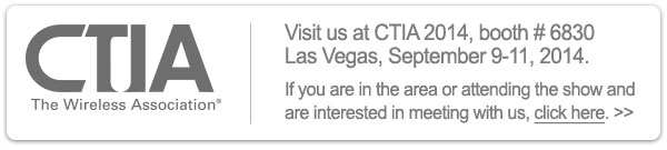 Schedule a meeting with us at CTIA 2014