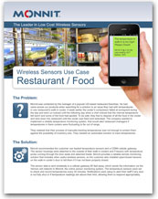 Monnit - Wireless Sensors Use Case for Restaurants and Food Services