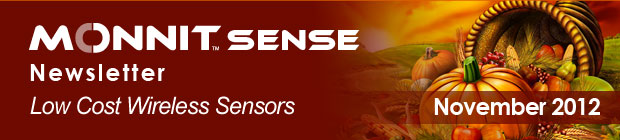 MonnitSense Newsletter - November 2012