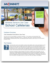 Monnit - Wireless Sensors Use Case for School Cafeterias