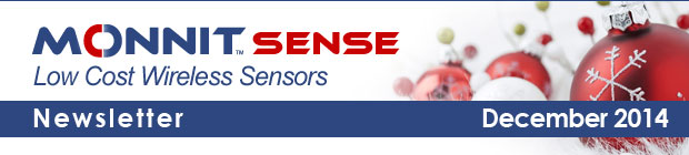 MonnitSense Newsletter - December 2014